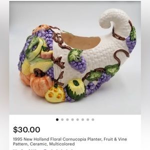 Vintage New Holland Cornucopia